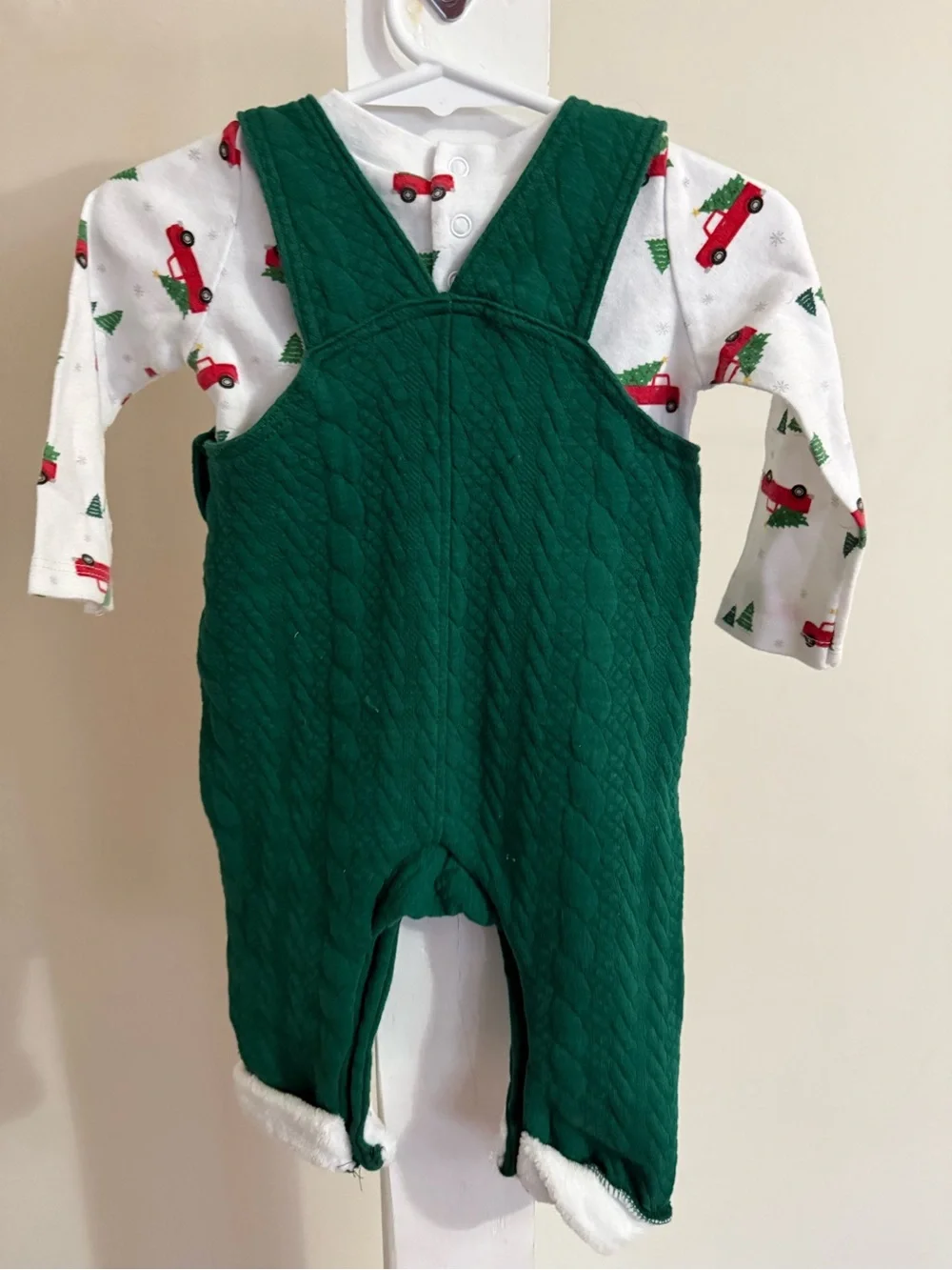 Baby Starters green quilted